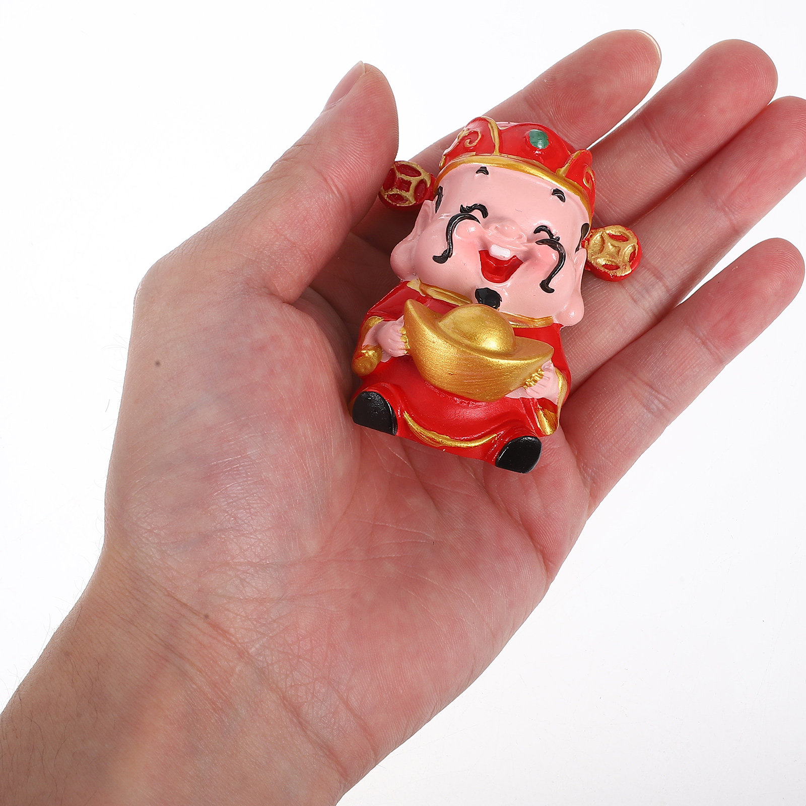 Longevity Health & Wellness Hotel - 3Pcs Cake Decoration Chinese Elders Resin
