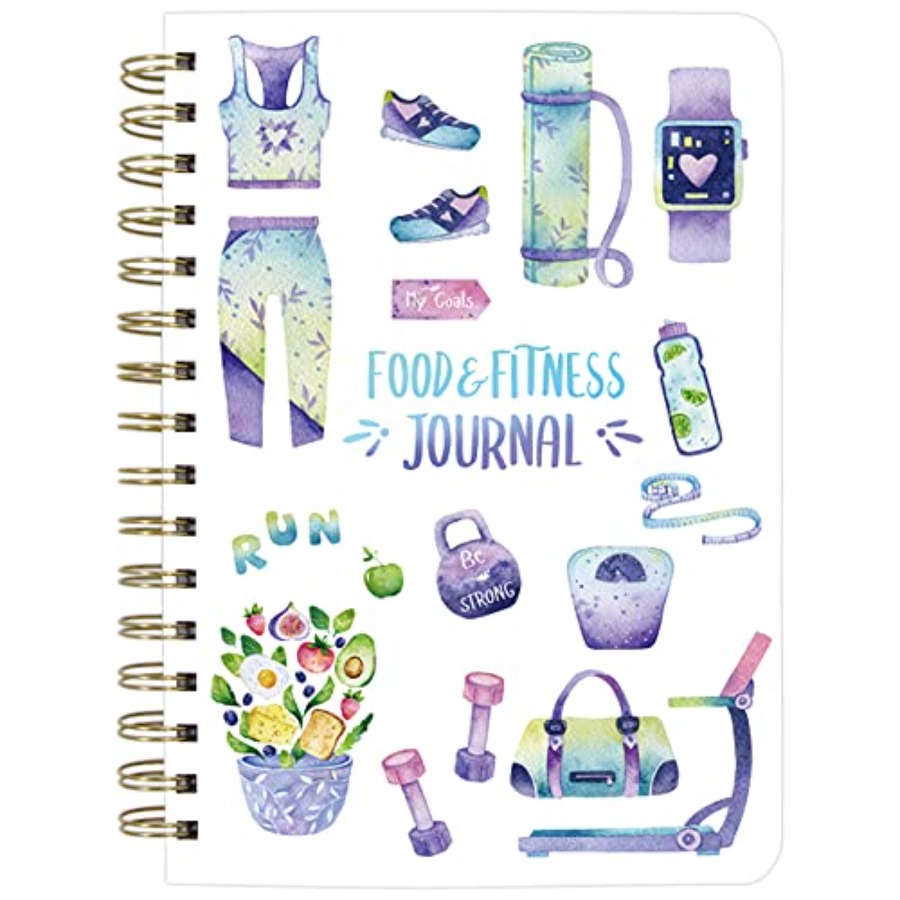 Health Wellness Journal - Food and Fitness Meal Workout Journal