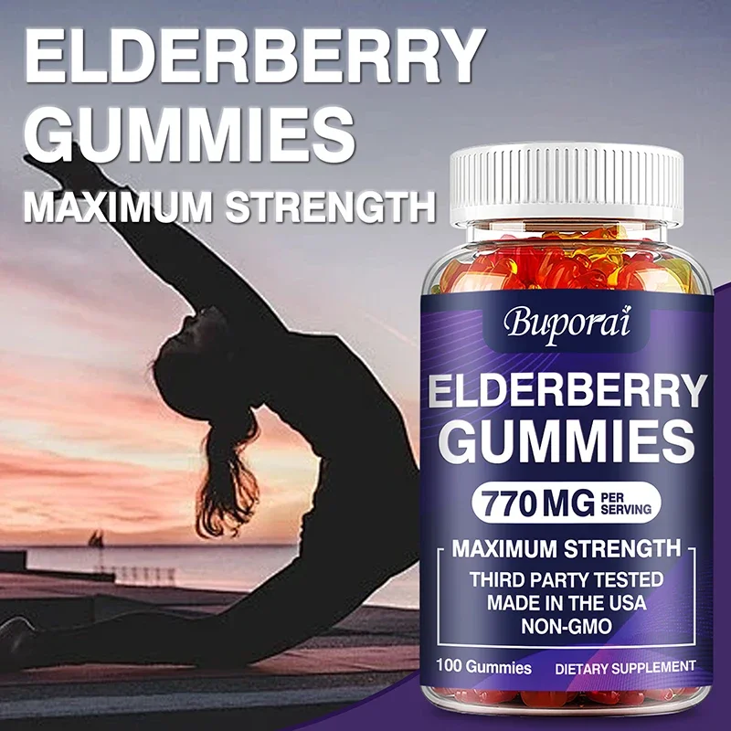 Elderberry Gummies - Antioxida - Health Wellness Gummies avaliação e preço