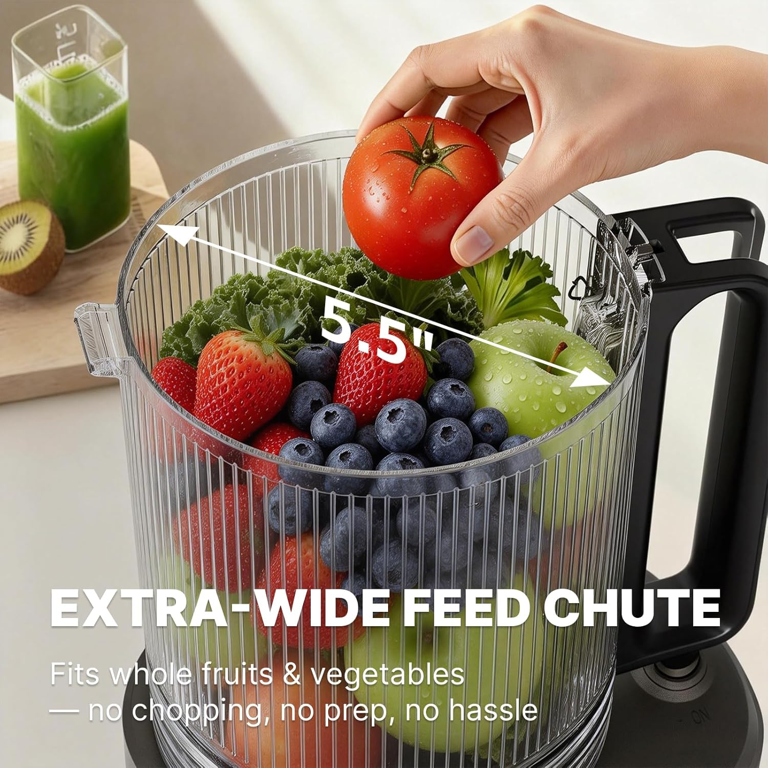Cold Press Juicer, 5.5in Wide  - Cold Press Juicer avaliação e preço