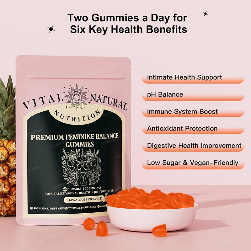 Premium Feminine Balance Gummi - Health Wellness Gummies avaliação e preço