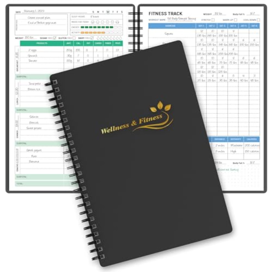 Wellness Planner and Fitness L - Health Wellness Journal avaliação e preço