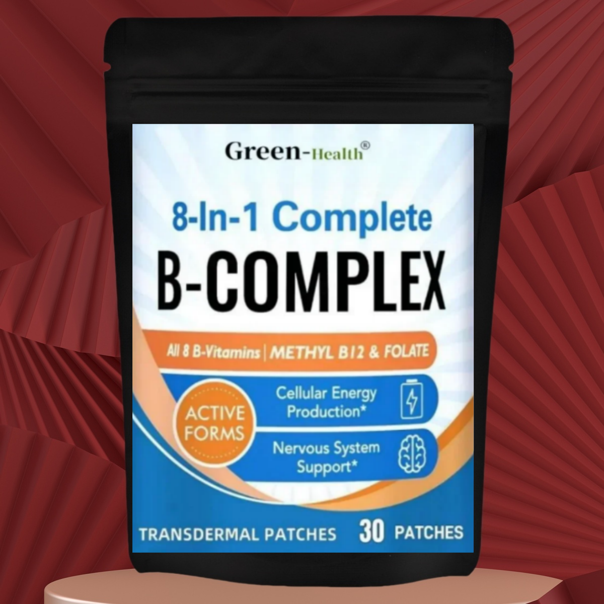 8-in-1 B Complex Transdermal P - Health Wellness Month avaliação e preço