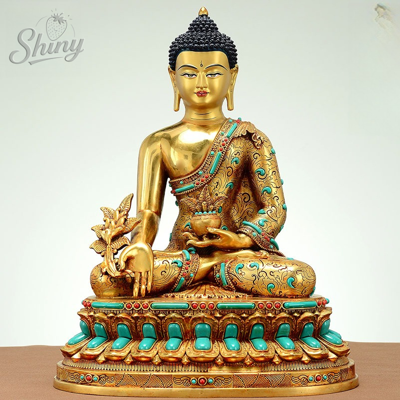 Tibet Buddha Statue Bronze Gil - Longevity Health & Wellness Hotel avaliação e preço