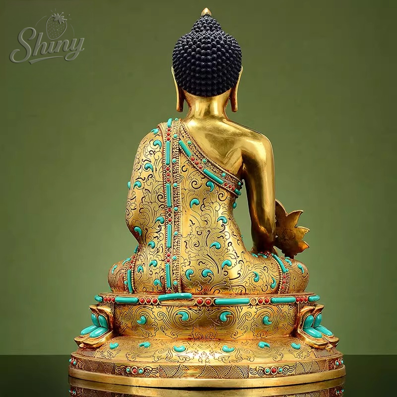 Tibet Buddha Statue Bronze Gil - Longevity Health & Wellness Hotel avaliação e preço