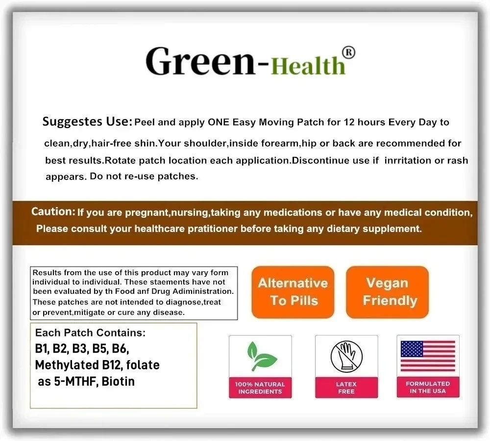 8-in-1 B Complex Transdermal P - Health Wellness Month avaliação e preço