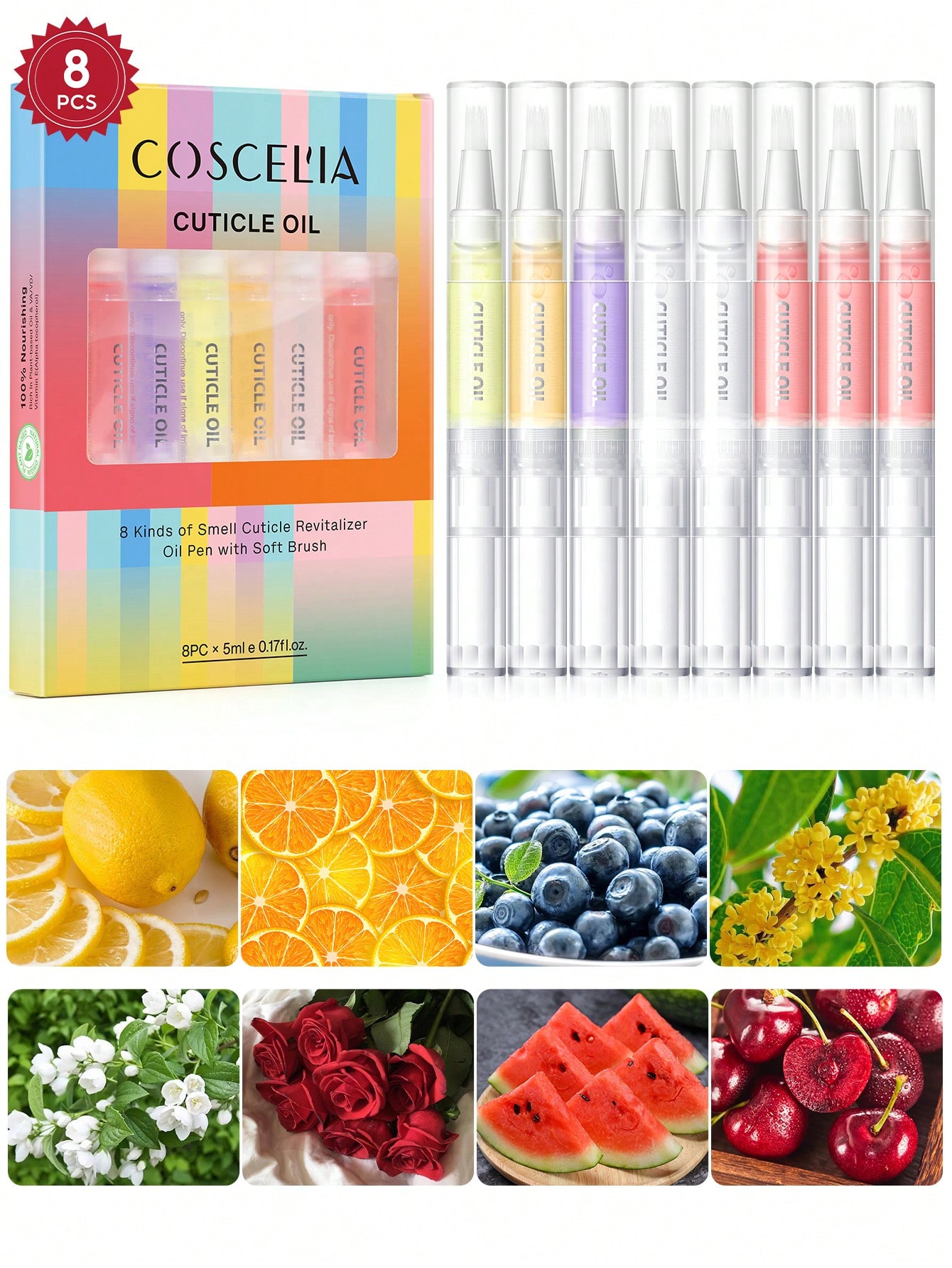 coscelia 1/4/5/8/16PCS 5ML Nai - Health & Wellness Fairs avaliação e preço