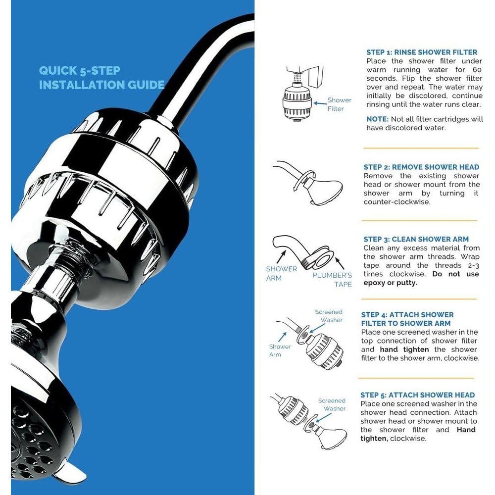 High Output AquaBliss Shower F - Health & Wellness Fairs avaliação e preço