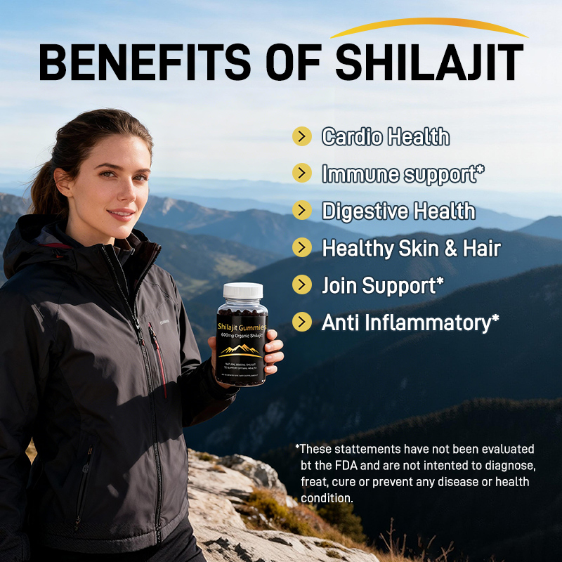 Organic Himalayan Shilajit Gum - Health Wellness Gummies avaliação e preço