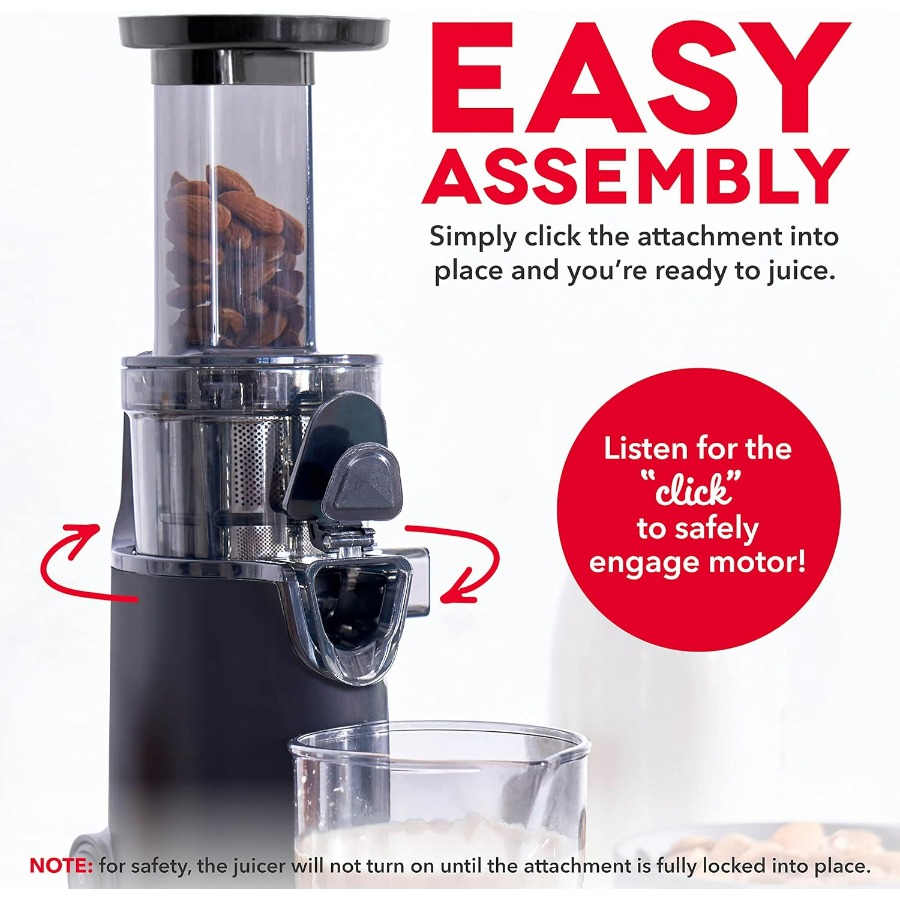 Deluxe Compact Masticating Slo - Cold Press Juicer avaliação e preço