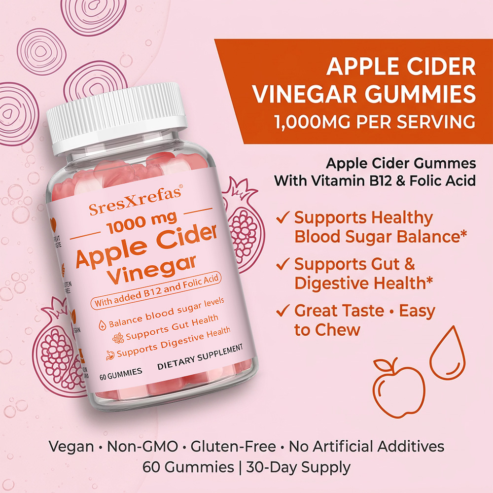 Apple Cider Vinegar Gummies wi - Health Wellness Gummies avaliação e preço