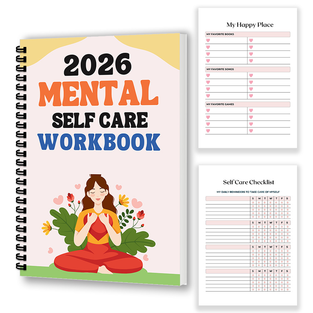 1PC 2026 Mindful Mental Self-C - Health Wellness Journal avaliação e preço