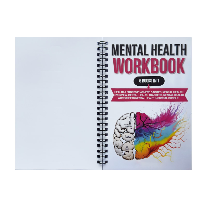 1pcs Mental Health Workbook &  - Health Wellness Journal avaliação e preço