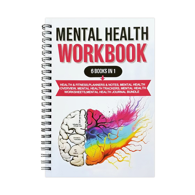 1pcs Mental Health Workbook &  - Health Wellness Journal avaliação e preço