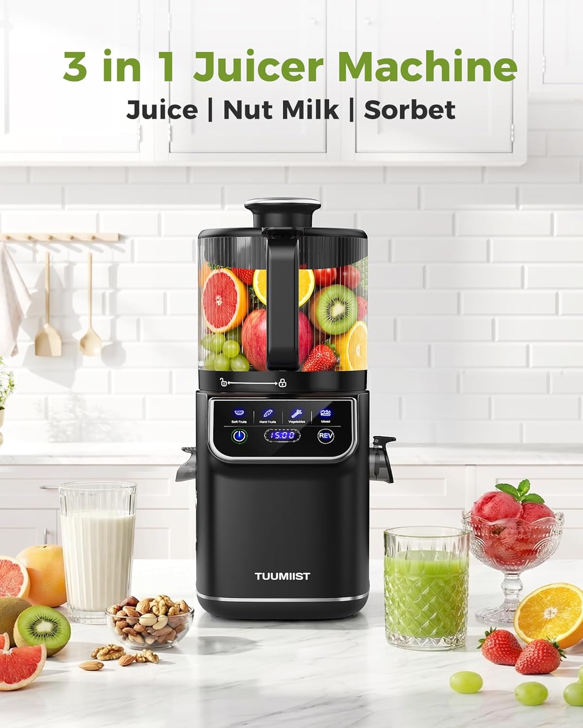 3-in-1 Cold Press Juicer: 6.5