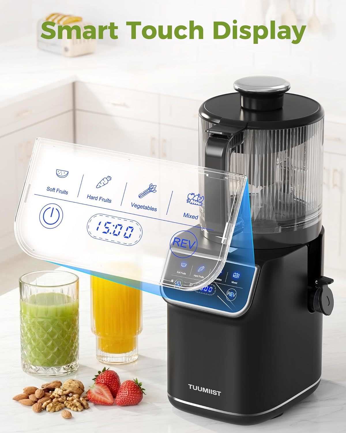 3-in-1 Cold Press Juicer: 6.5