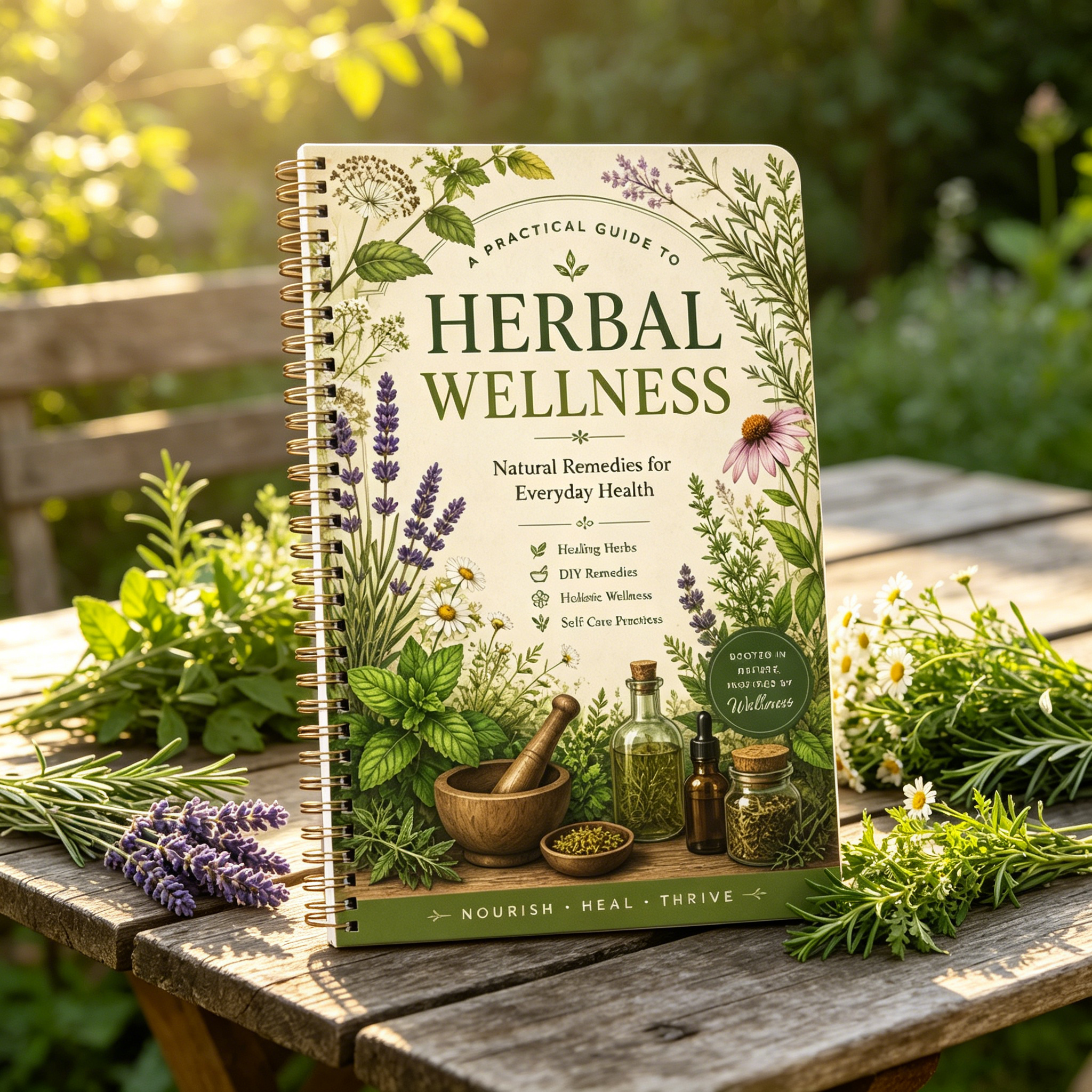 Herbal Remedies Journal A5 Spi - Health Wellness Journal avaliação e preço