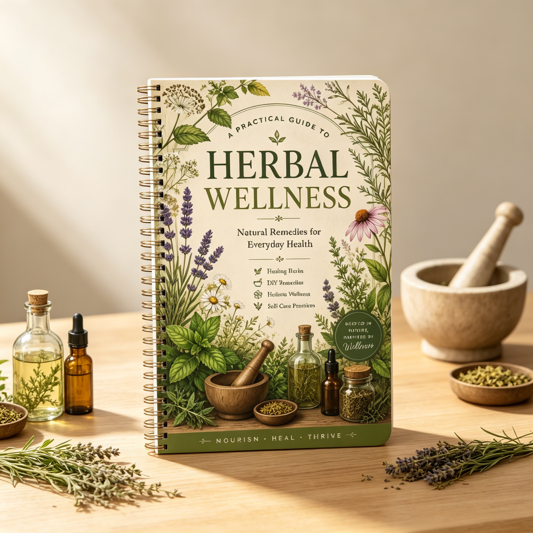 Herbal Remedies Journal A5 Spi - Health Wellness Journal avaliação e preço