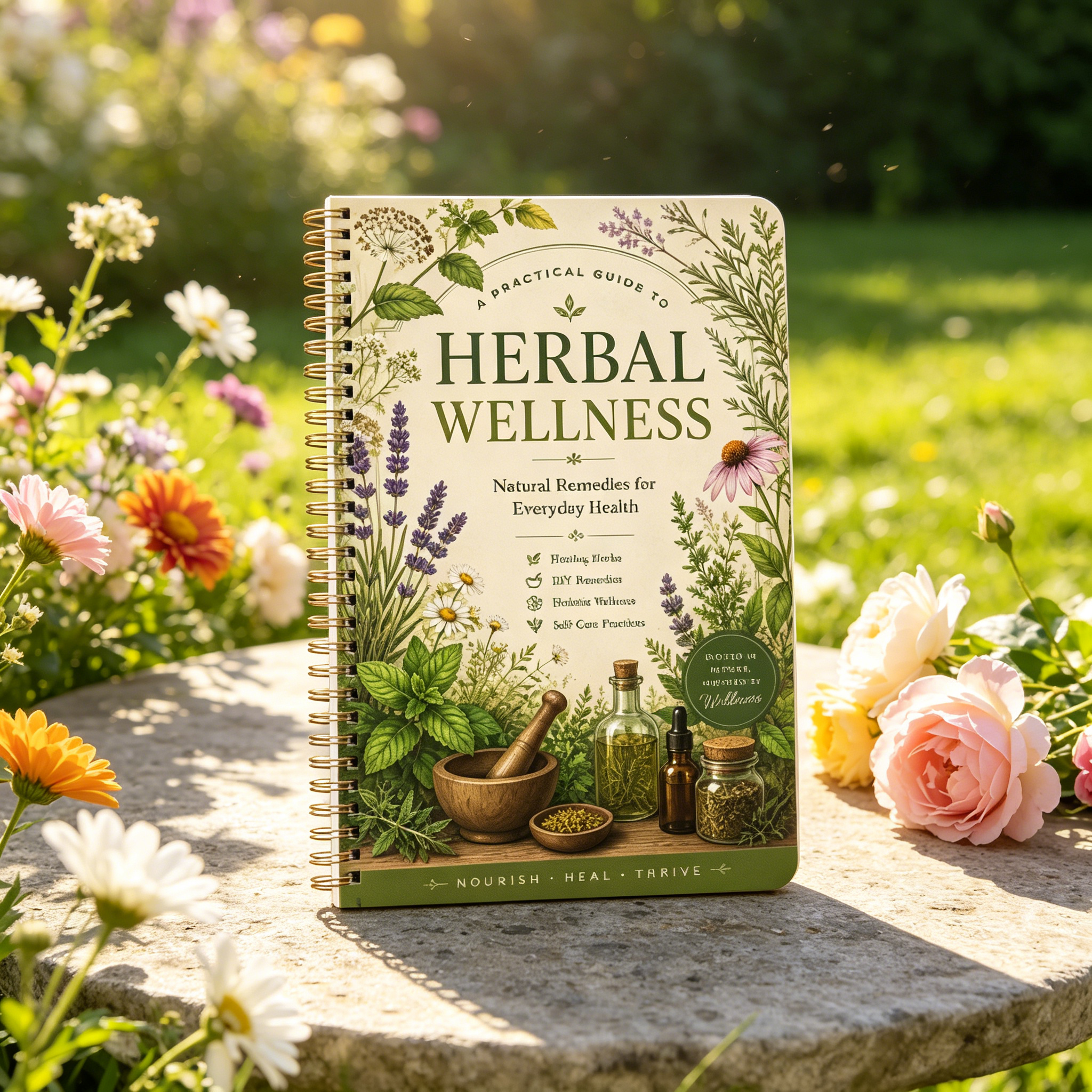 Herbal Remedies Journal A5 Spi - Health Wellness Journal avaliação e preço