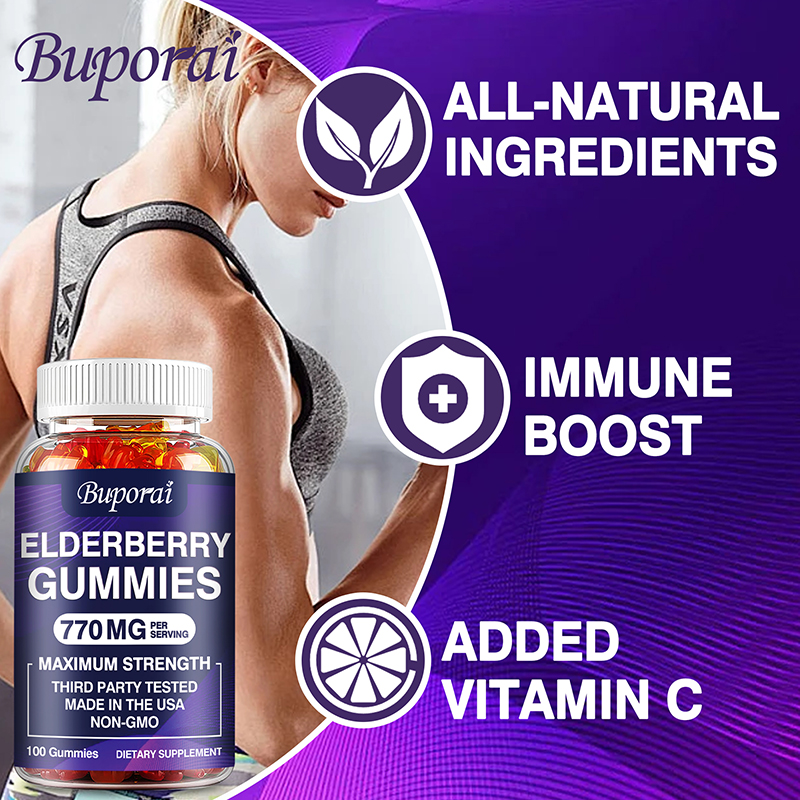 Elderberry Gummies - Antioxida - Health Wellness Gummies avaliação e preço