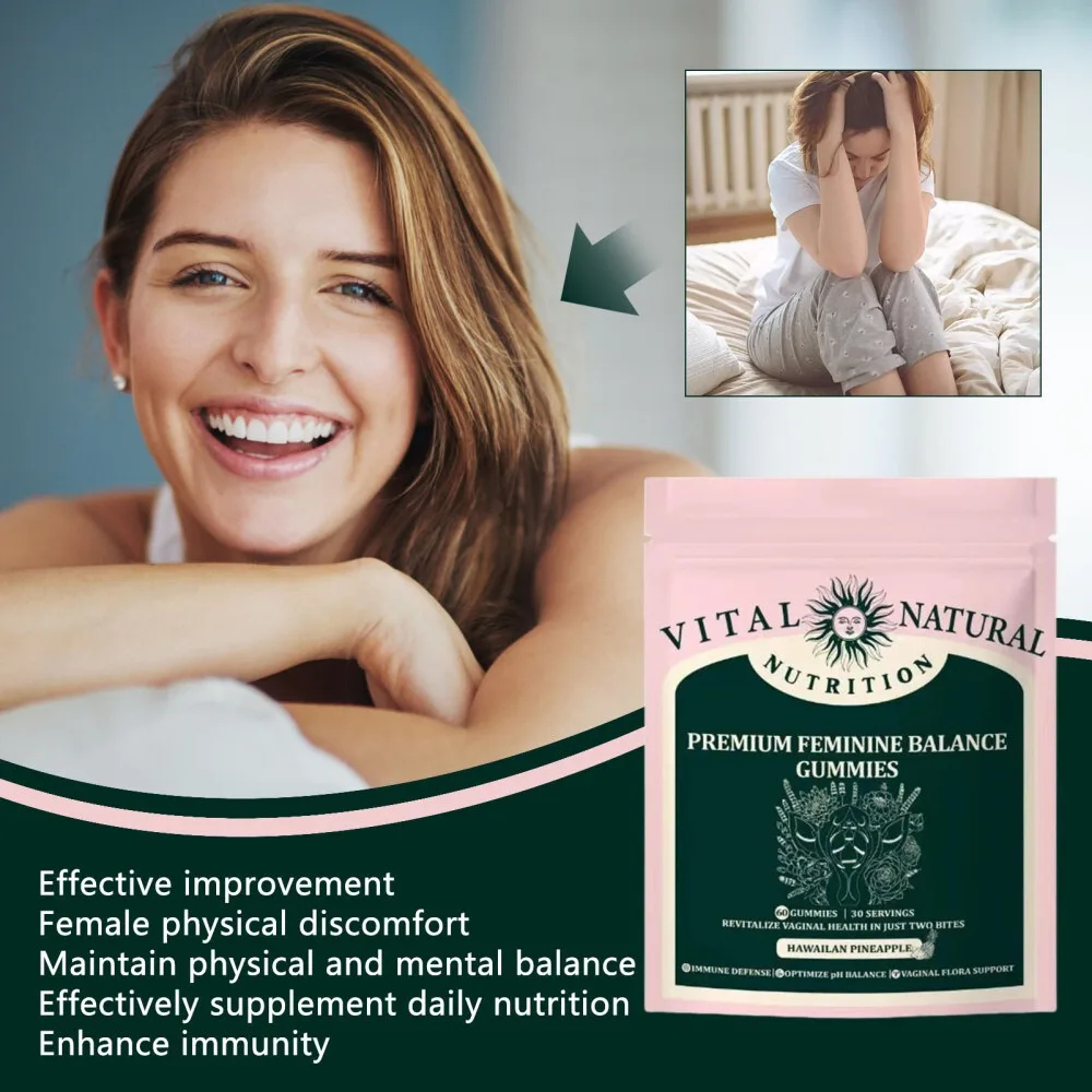 Feminine Balance Gummies for W - Health Wellness Gummies avaliação e preço