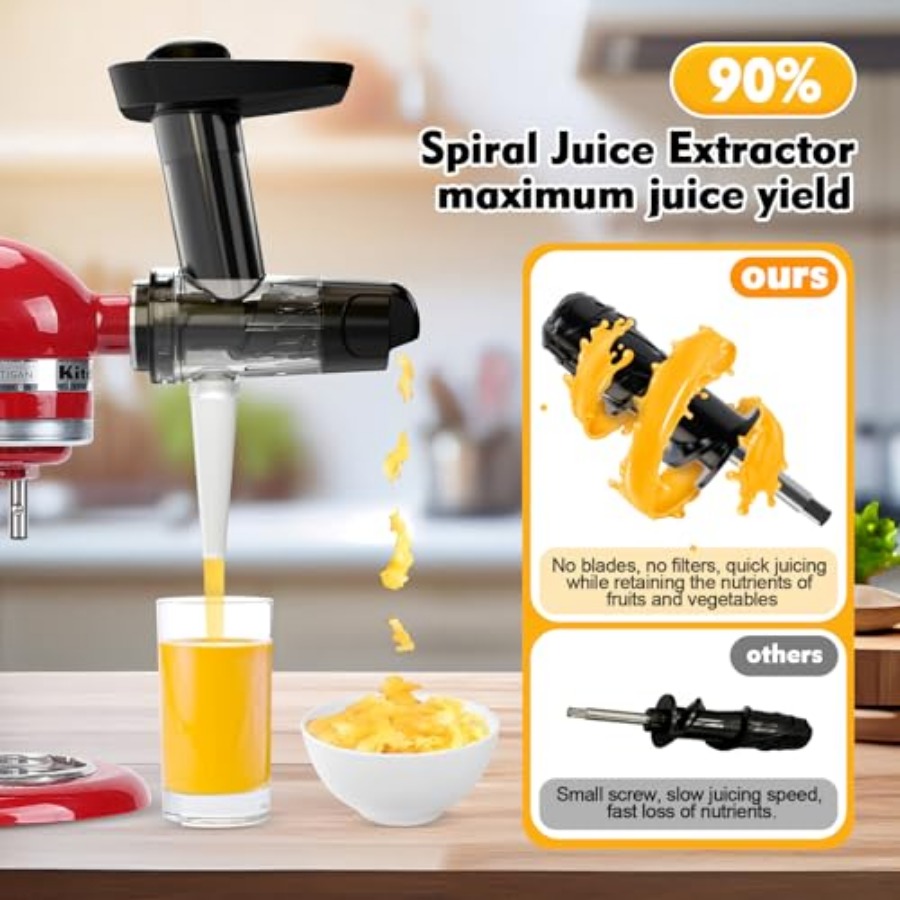 Masticating Juicer Attachment  - Cold Press Juicer avaliação e preço