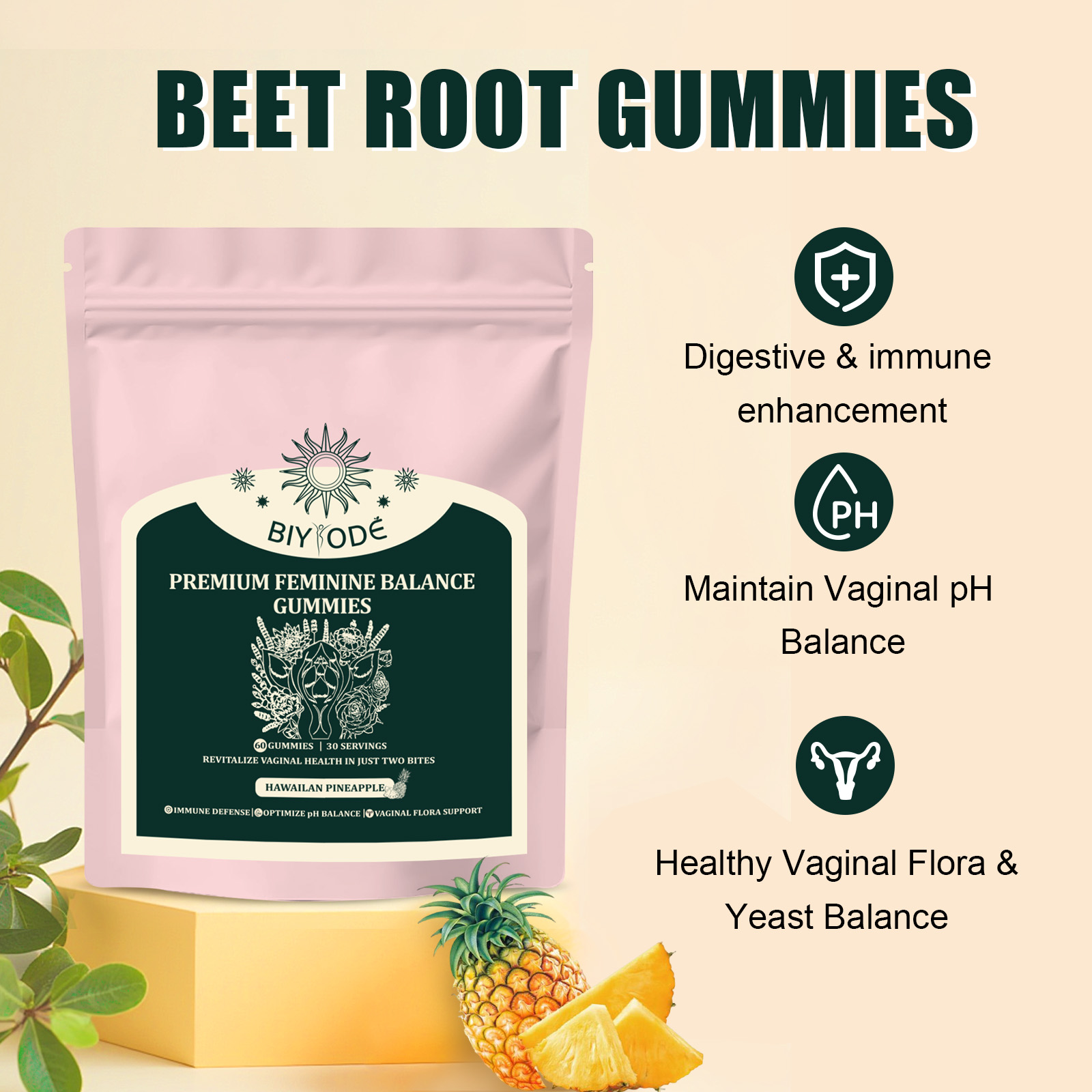Premium Feminine Balance Gummi - Health Wellness Gummies avaliação e preço