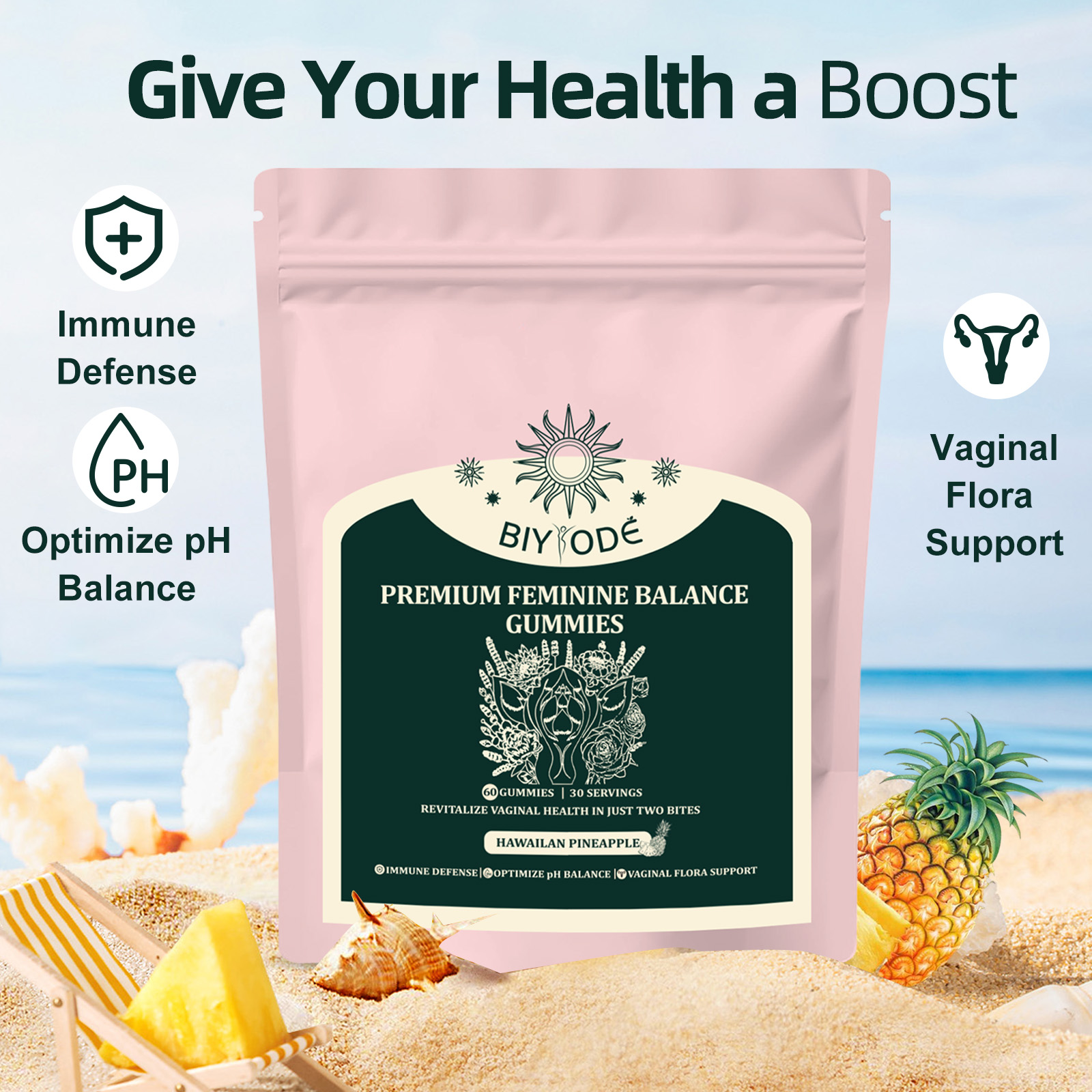 Premium Feminine Balance Gummi - Health Wellness Gummies avaliação e preço